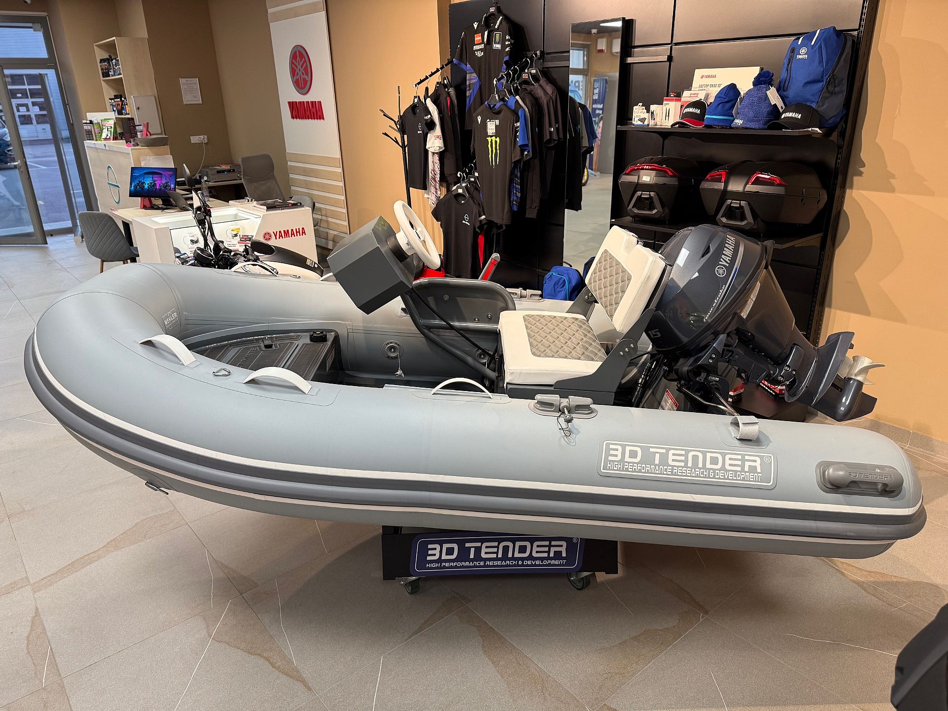 3D TENDER Ultimate 280 PVC Grey   Yamaha F15 - zaloga - 2025