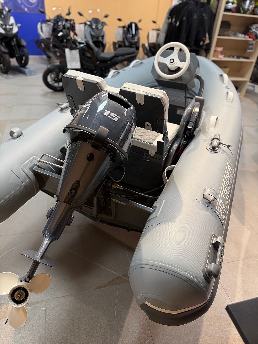 3D TENDER Ultimate 280 PVC Grey   Yamaha F15 - zaloga - 2025