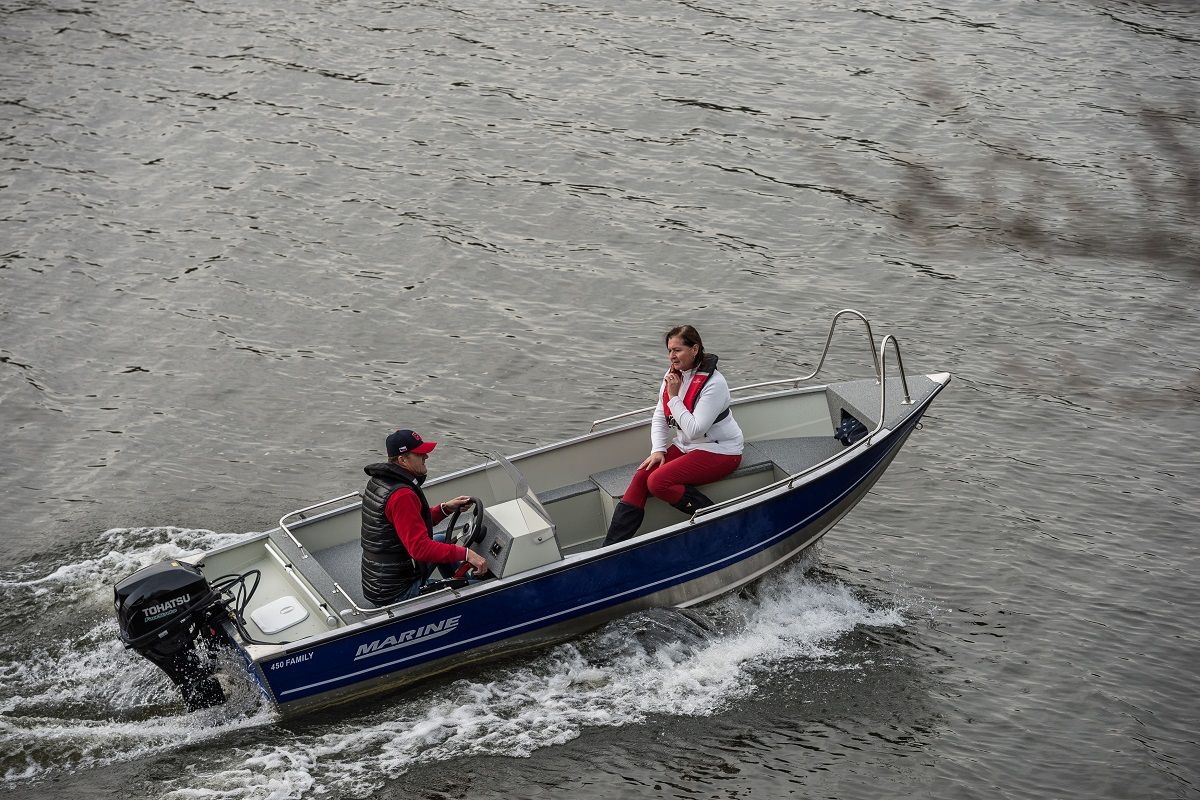 MARINE Light aluminium boats 450 Family - 2026
