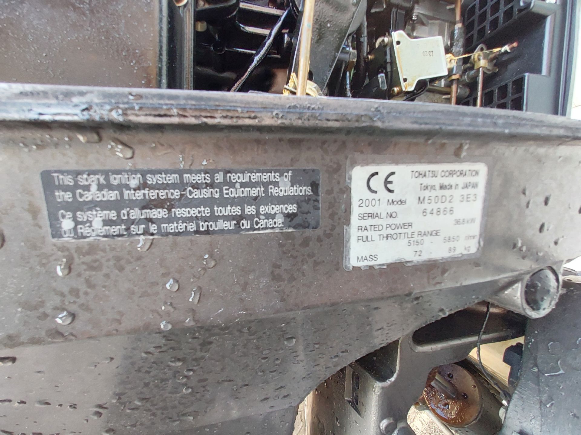 Tohatsu eptol50 - 2001 - for sale: 1600.-EUR