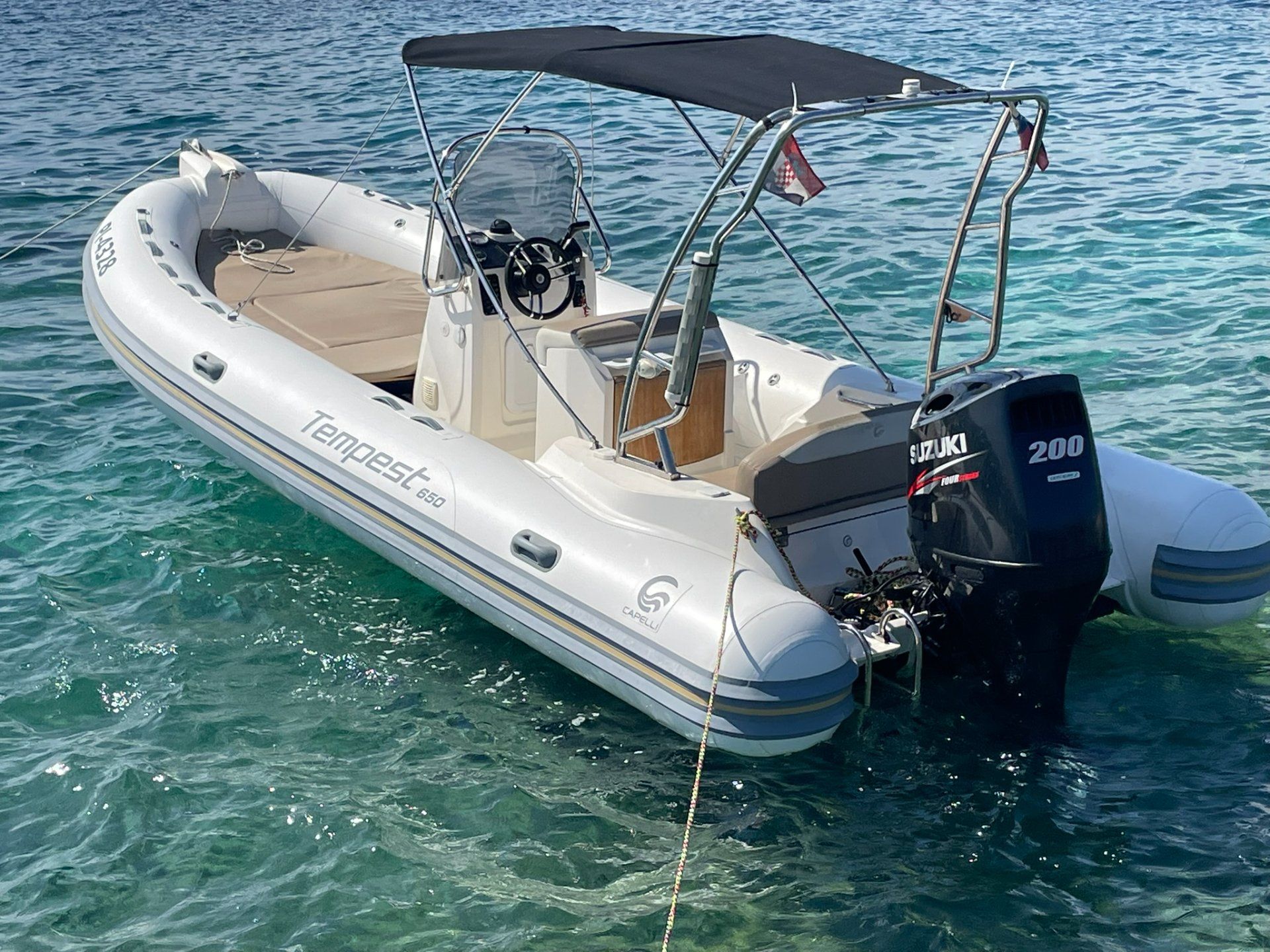 Capelli Tempest 650 + SUZUKI DF200A - 2017