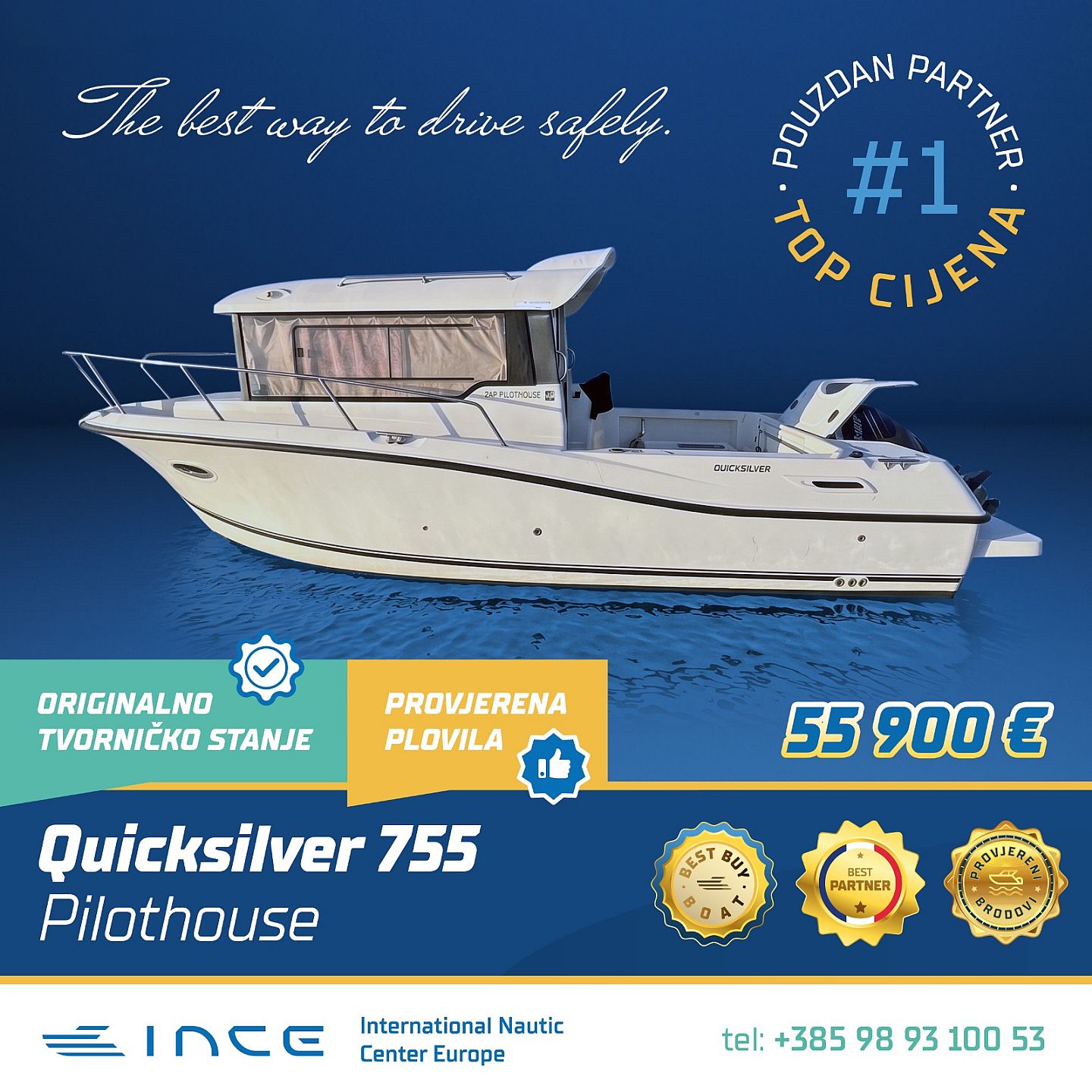 Quicksilver - 755 PILOTHOUSE - INCE NOVO - 2016