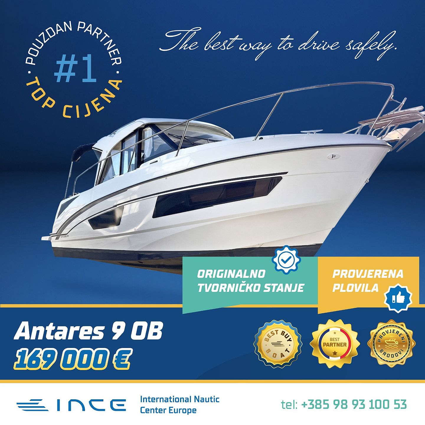 Beneteau ANTARES 9 OB - INCE ... - 2021 - for sale: 169000.-EUR