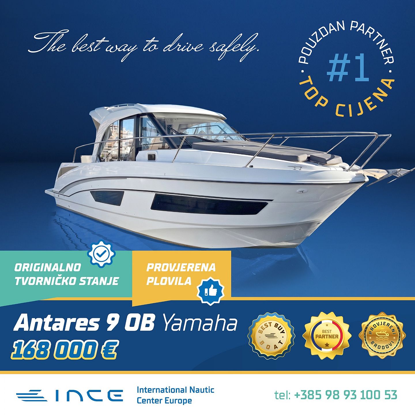 Beneteau ANTARES 9 OB YAMAHA - INCE NOVO - 2023