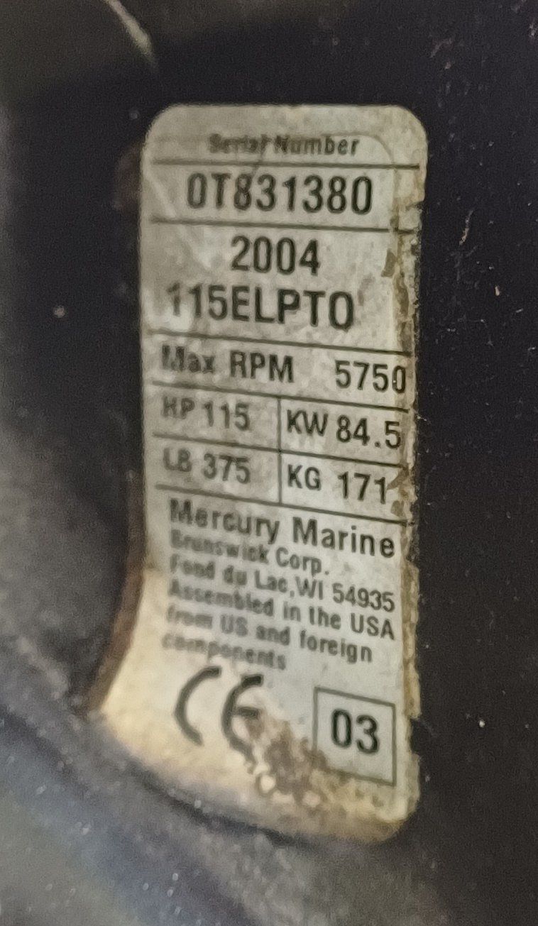 Mercury 115 Optimax - 2004