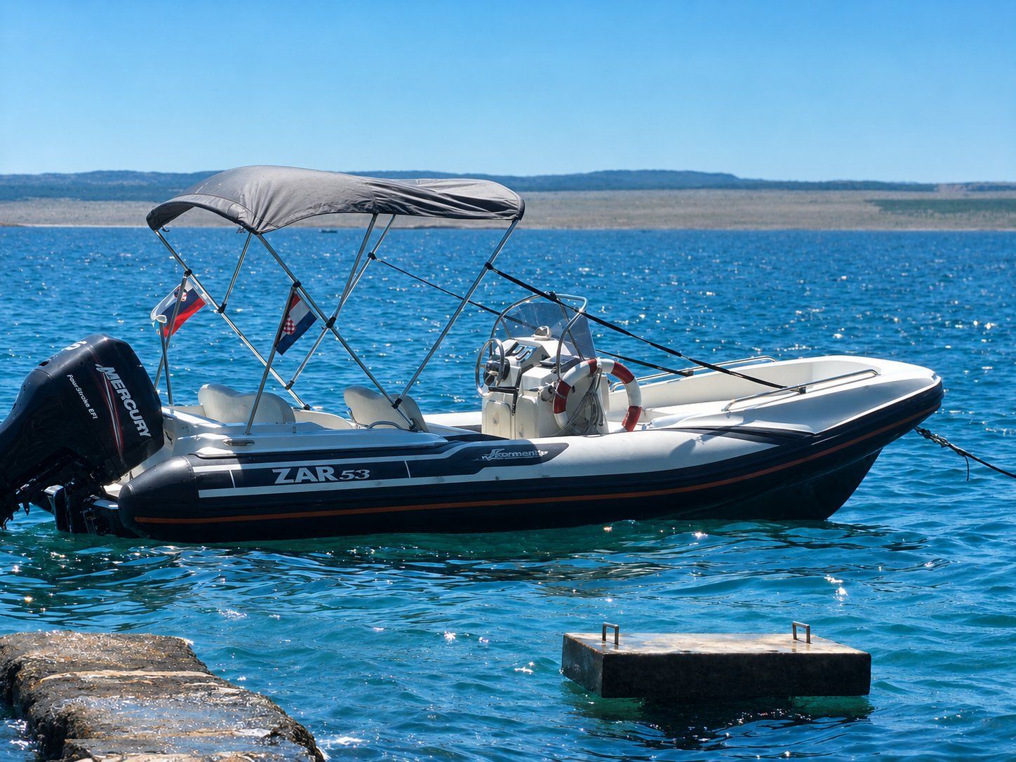 Zar Formenti 53 + MERCURY F115 ZN... - 2008 - for sale: 22900.-EUR